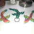 Baby Flexi Sea Dragon, Articulated Dragon Keychain print image