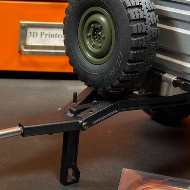 LDR/C P06 Unimog Trailer Tongue and Hitch Mount