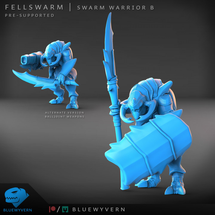 Fellswarm - Swarm Warrior B (Modular) image