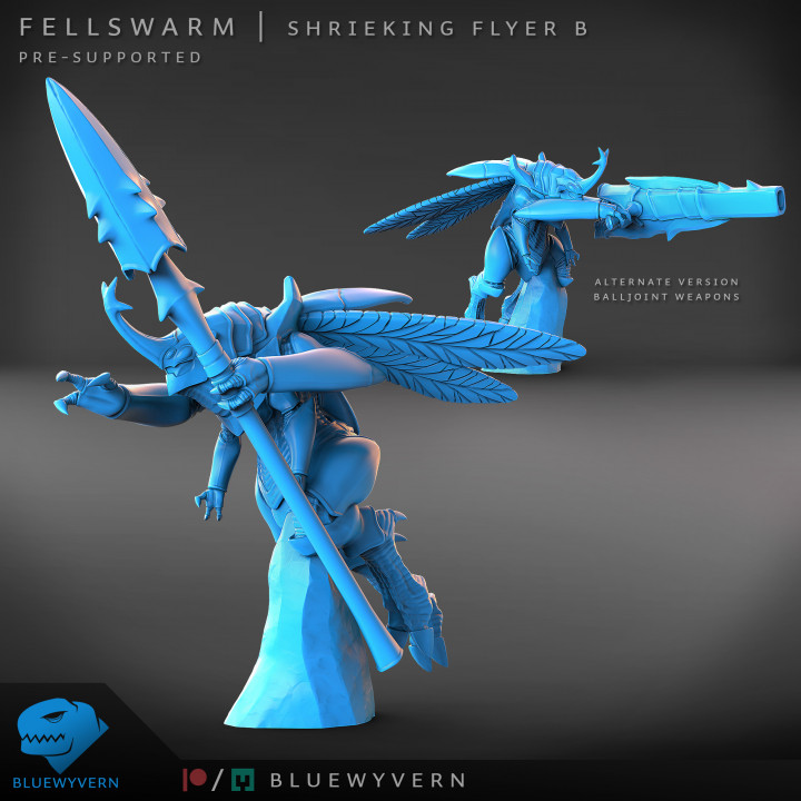 Fellswarm - Shrieking Flyer B (Modular)