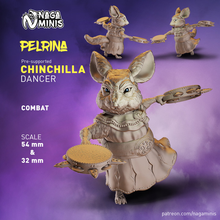 (Pre-supported) Chinchilla Folk Dancer Combat image