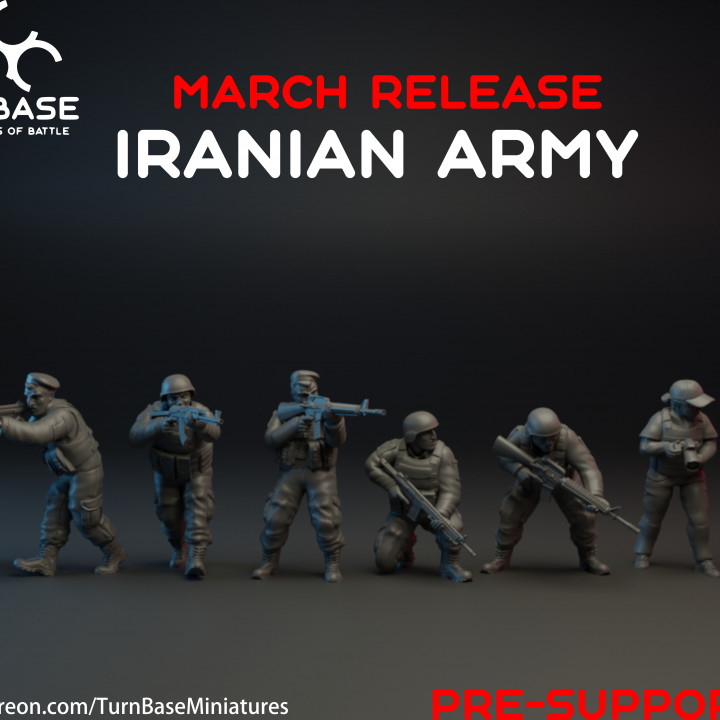 TurnBase Miniatures: Wargames - Iranian Army