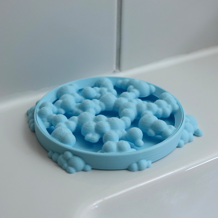 Soap dish “bubbles”