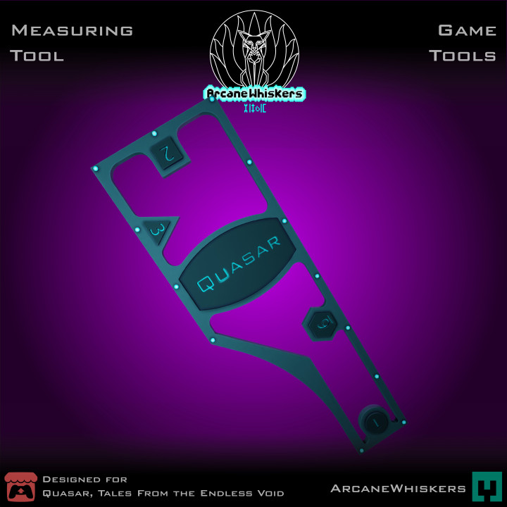 Quasar measuring tool image