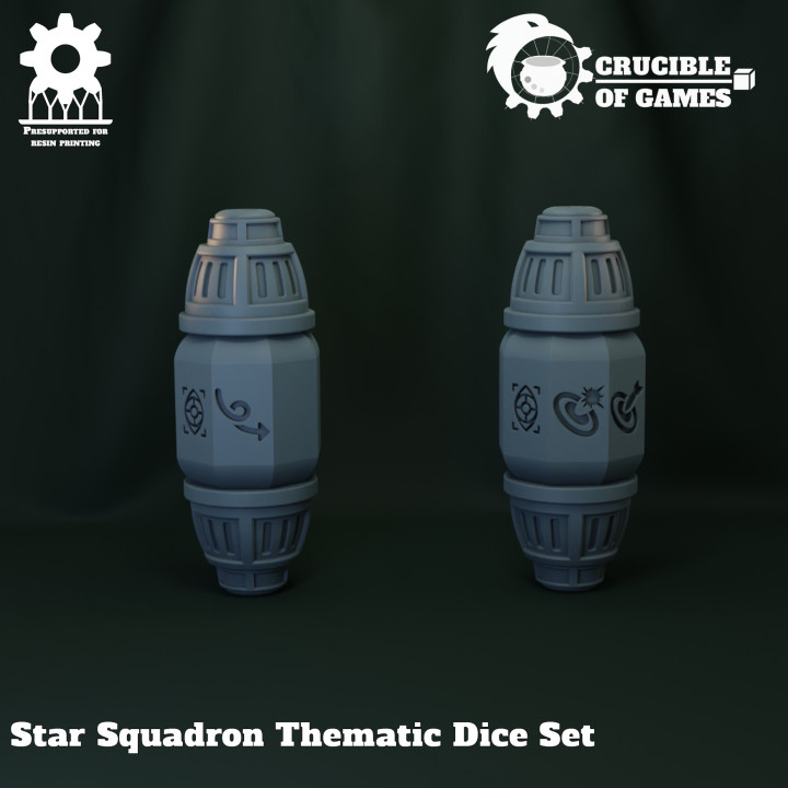 Star Squadron Thematic Dice Set image