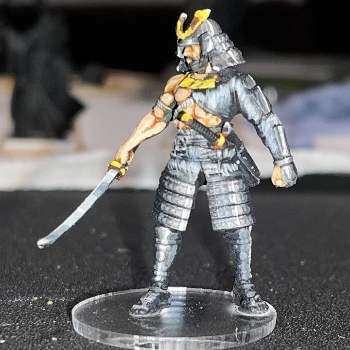 3D Print of Samurai Barbarian by BradBlackmon