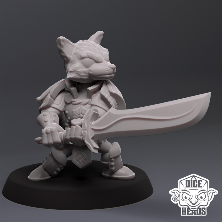 Fox Fighters (25mm 10x variants) (pre-supported included)