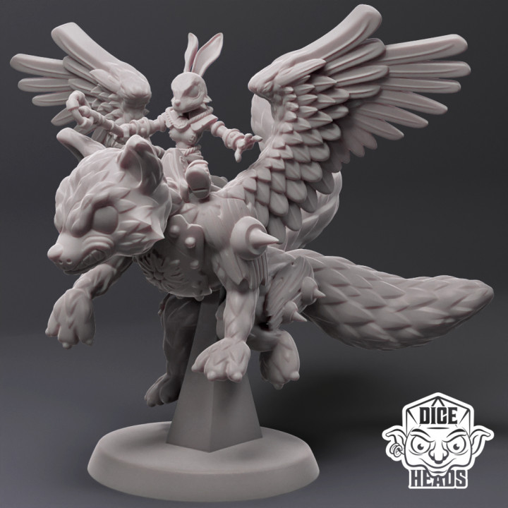 Kitsune Mount (100mm) (pre-supported included)