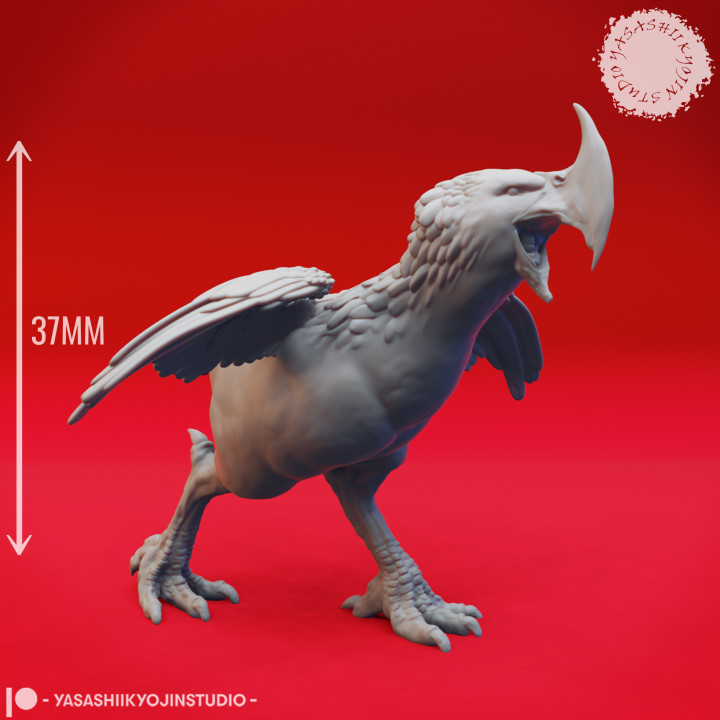 Axe Beak Pair - Tabletop Miniatures (Pre-Supported) image