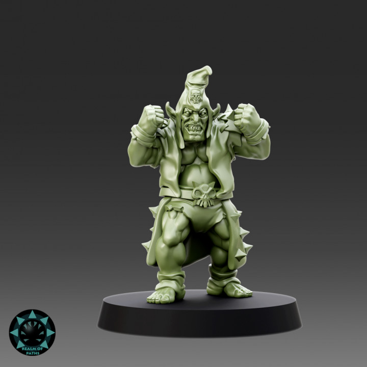 3D Printable Doom Dwarfs The Iron Boulders Fantasy Football by