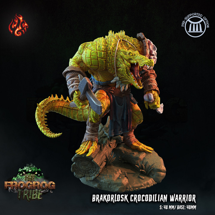 Brakorlosk the Crocodilian Warrior image