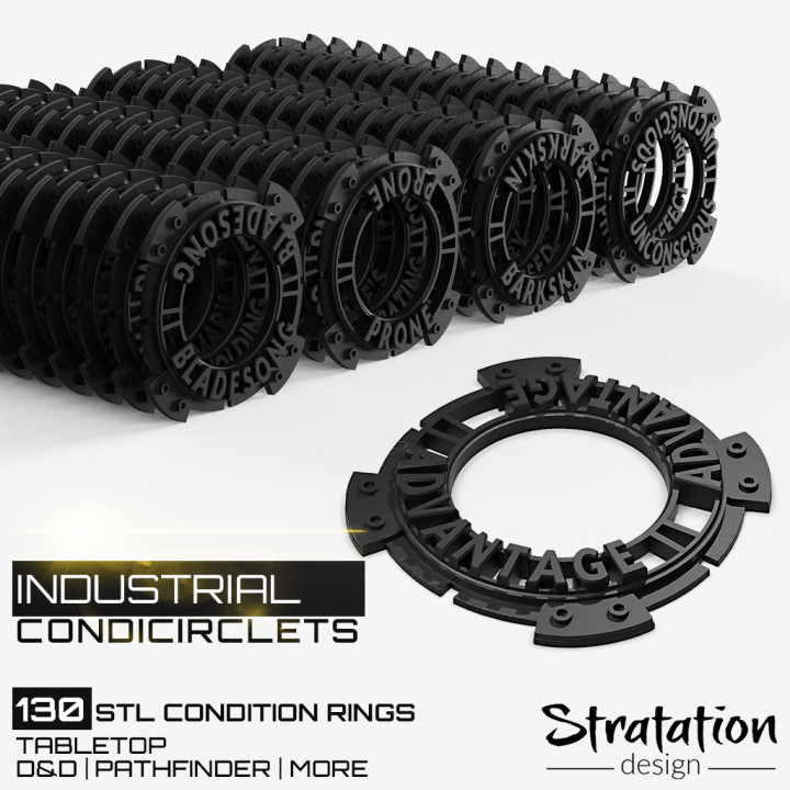 Industrial CondiCirclets - 130 Condition Rings image
