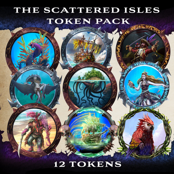 The Scattered Isles Token Pack image