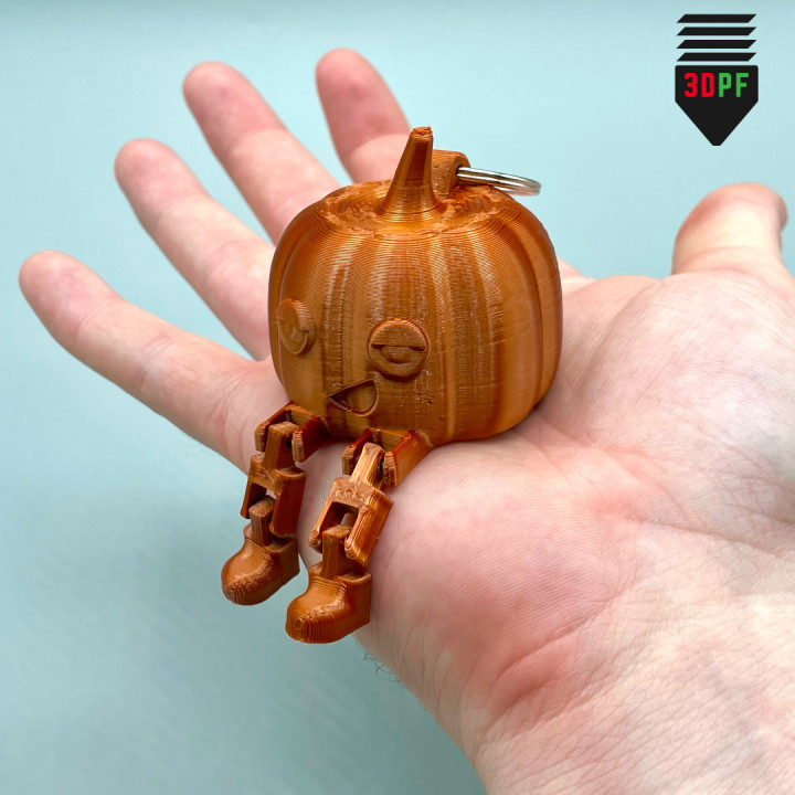 Articulating Pumpkin Buddy Keychain image