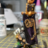Dwarf Lord with Battle Banner - Highlands Miniatures print image