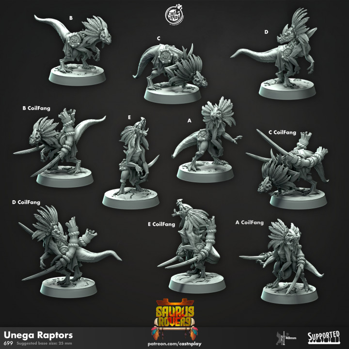 Unega Raptors (Pre-Supported) image