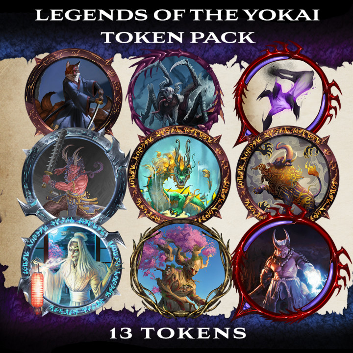 Legends of the Yokai Token Pack image