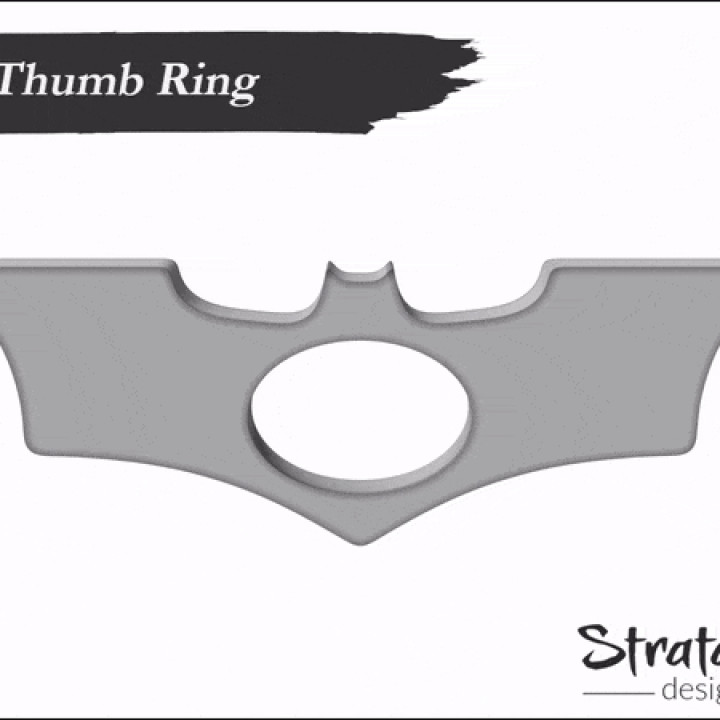 Thumb Ring Page Holders Bat