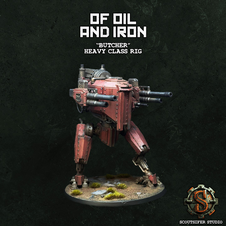 "Butcher" Heavy Rig | Dieselpunk Mech