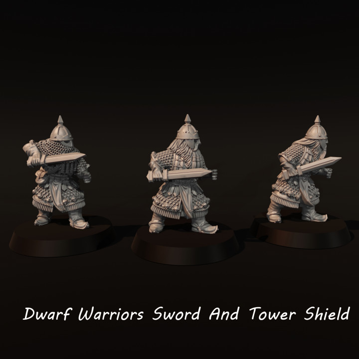 Dwarf Warriors with Swords image