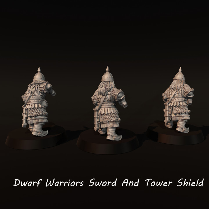 Dwarf Warriors with Swords image