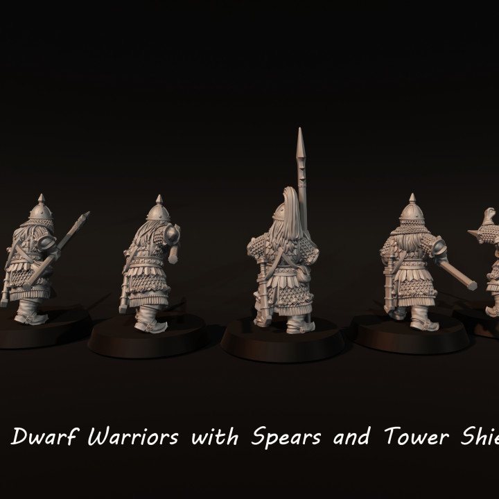 Dwarf Warriors with Spears image