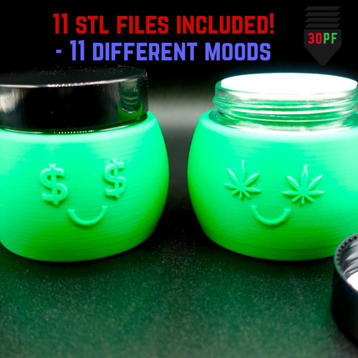 Chill Buddy 2oz Glass Jar (11 Moods) image