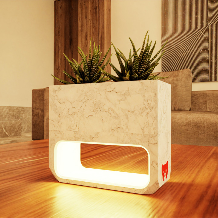 Night Lamp with Planter