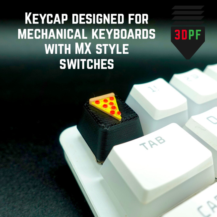 Pizza Keycap (Mechanical Keyboard) image