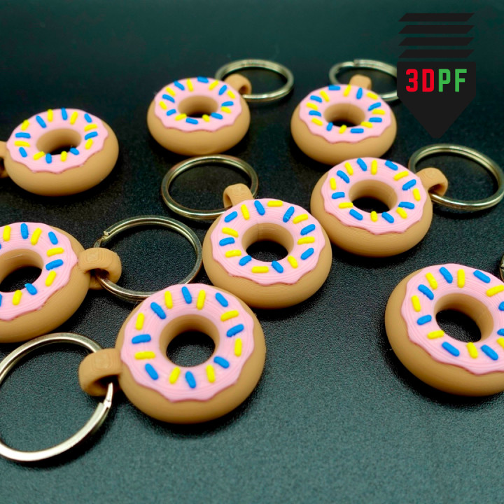 Donut Keychain image