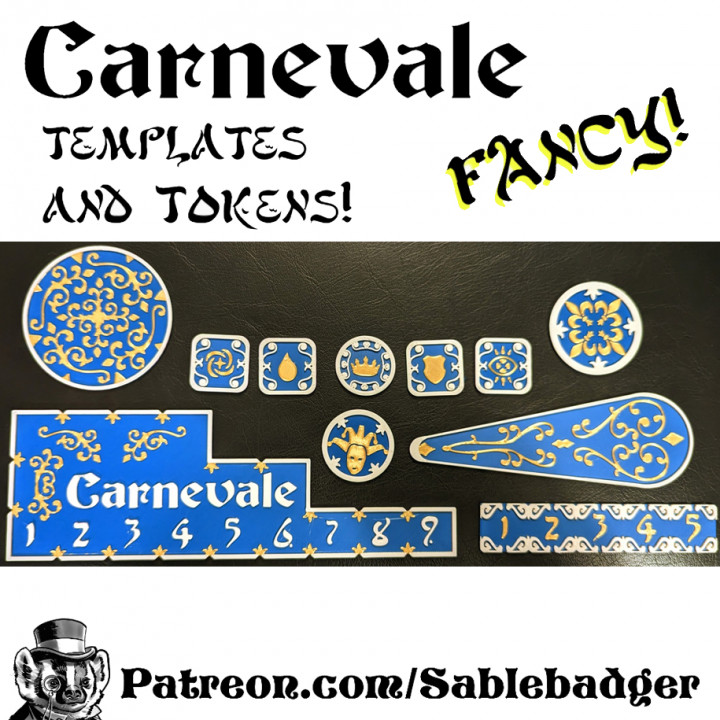 Tokens and Templates - Carnivale Minatures game image
