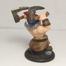Picture of print of Gumdrop the Gnome Barbarian