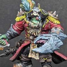 Picture of print of Ork Pirate warboss This print has been uploaded by Gareth Jones