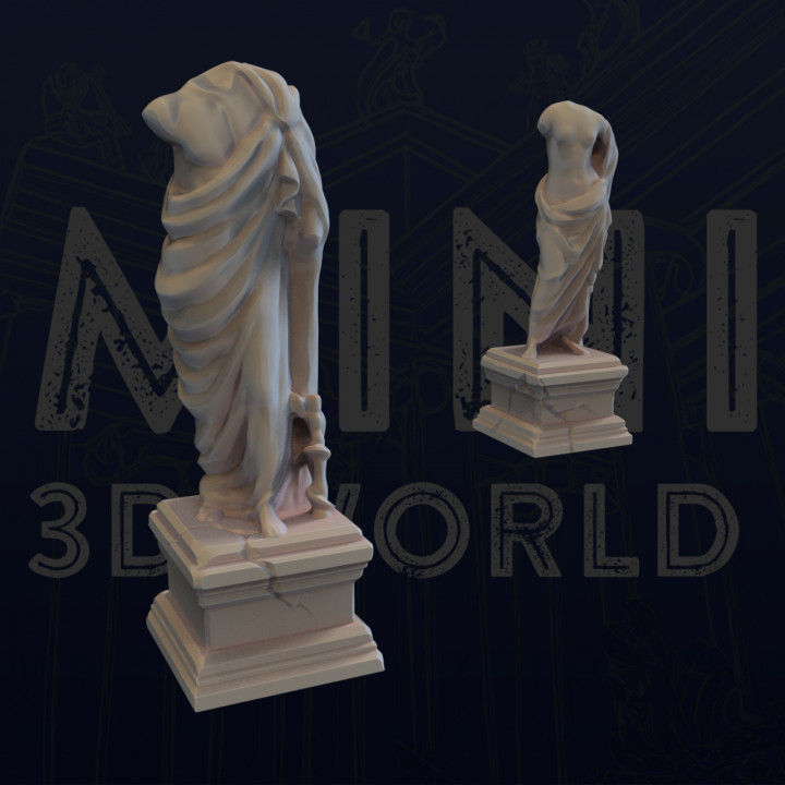 Roman Statues by 'A Mini 3D World'