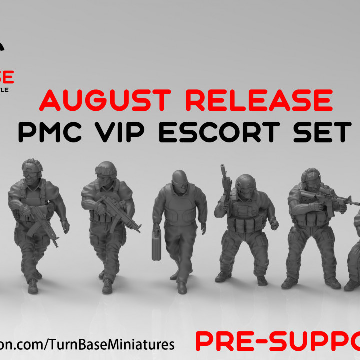 TurnBase Miniatures: Wargames - PMC VIP Escort image