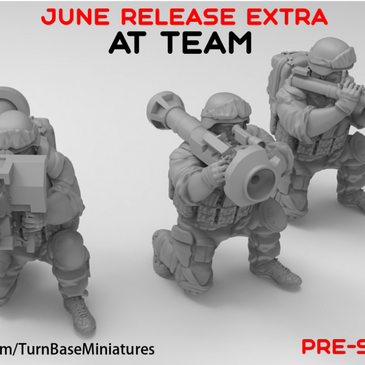 TurnBase Miniatures: Wargames - AT Team image