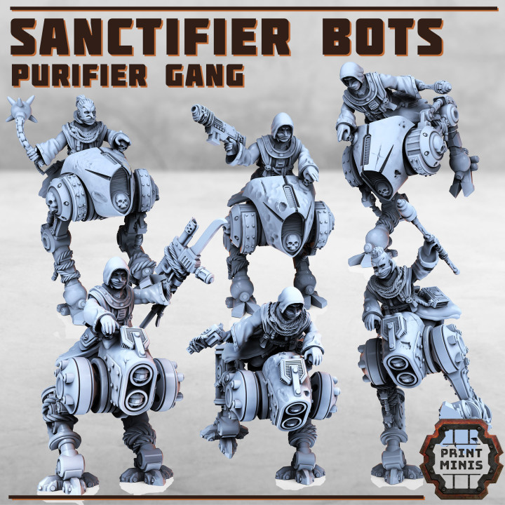 Sanctifier Bots x 6 with Purifier Riders x4 image