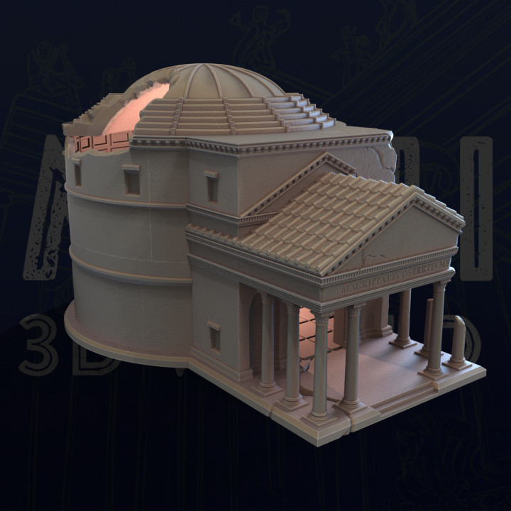 Roman Pantheon by 'A Mini 3D World' image