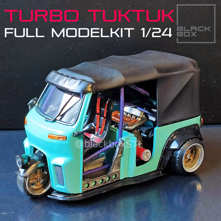 TURBO TUKTUK  FULL MODELKIT 1/24 image