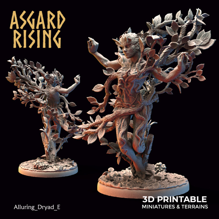 3D Printable Alluring Dryads /EasyToPrint/ /Pre-supported/ By Asgard ...