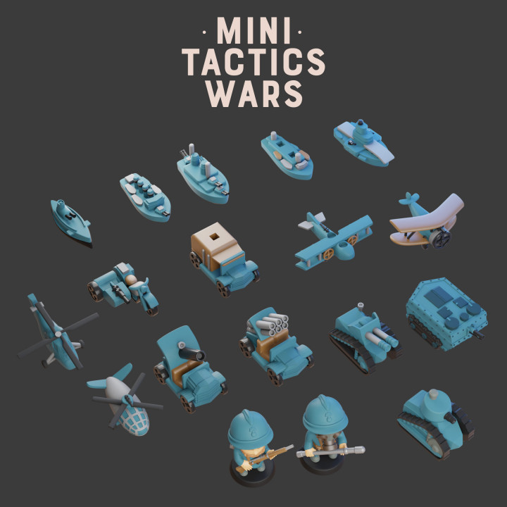 French Army for Mini Tactics Wars image