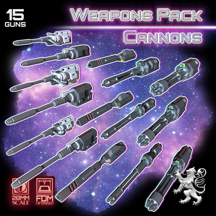 Weapons Pack - Cannons