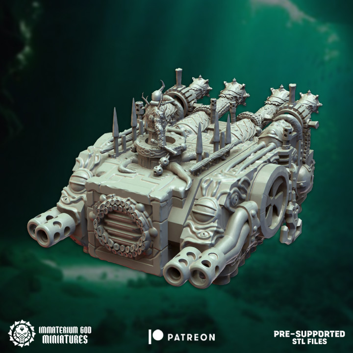Putrid boat (submarine tank) image