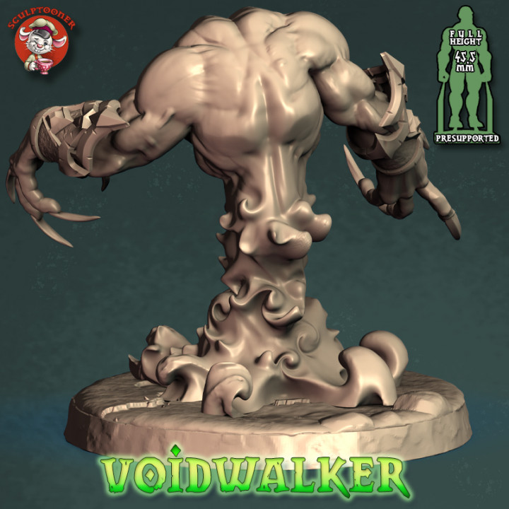 Voidwalker - 32mm scale pre-supported miniature