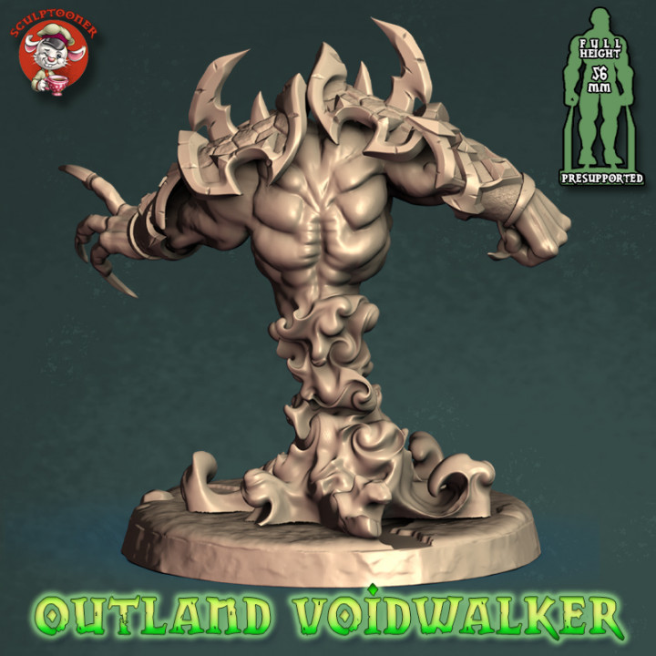 Outland Voidwalker - 32mm scale pre-supported miniature