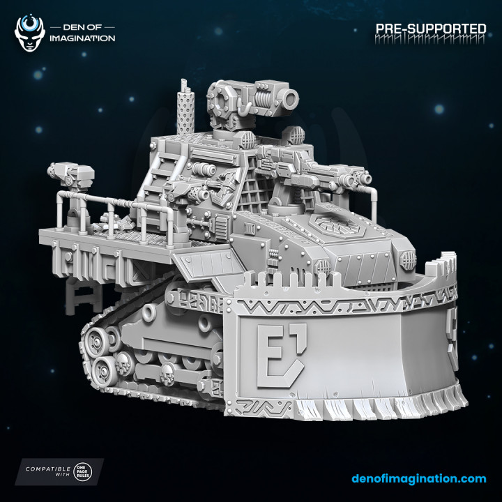 Space Dwarfs - Khazaroth Empire Starforge Bulldozer image