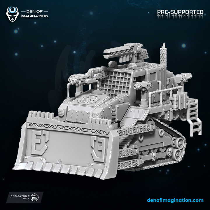 Space Dwarfs - Khazaroth Empire Starforge Bulldozer image