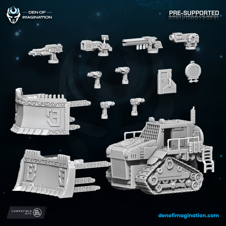 Space Dwarfs - Khazaroth Empire Starforge Bulldozer image