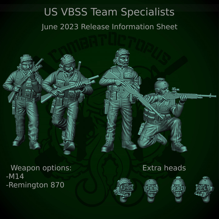 Patreon pack 23 - June 2023 - US VBSS specialists image