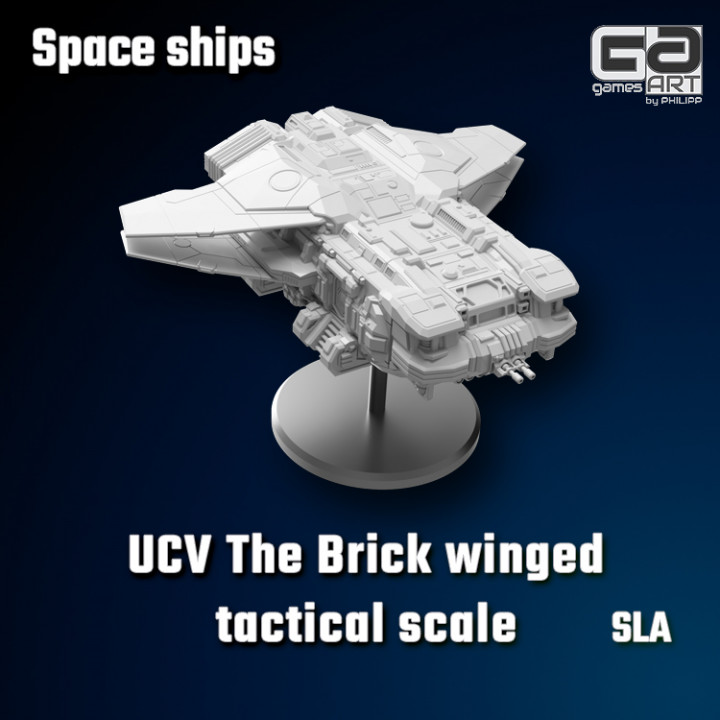 UCV - The Brick - tactical scale - winged version image